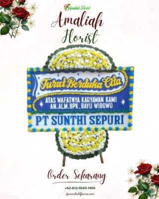 Papan Bunga Duka di Kelapian