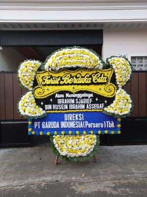 Papan Bunga Duka di Kelapian