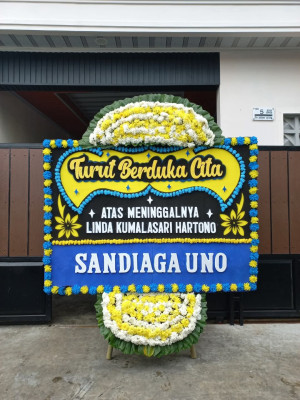 Papan Bunga Duka di Kelapian